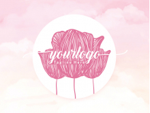Pink Flower Logo
