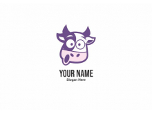 Cute Cow Logo
