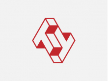 Logotipo de letra TT geométrica