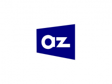 A - Z Key Shape Letter Logo