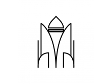 Letra M con logotipo de mezquita