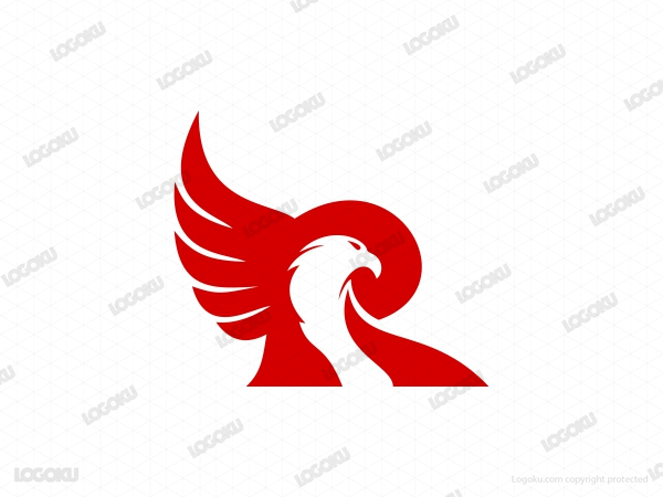 Logotipo de la letra R de Eagle