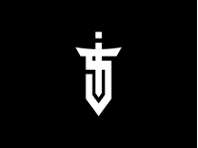Logo Sword Letter S T I Or I T S 