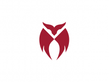 Logotipo de búho con estilo