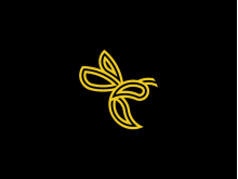 Bee Logo Letter G