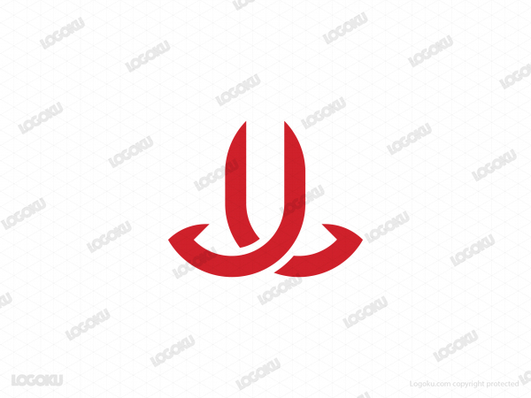 Logotipo de la letra Jl o Lj