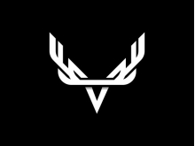 V Deer Head Lettermark