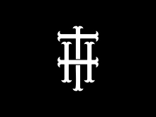 Logotipo del monograma Th