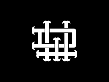 Logotipo del monograma Dw