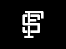 Logotipo del monograma de SF