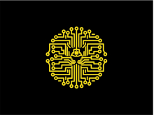 Microchips Lion Logo