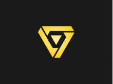 Letter V Diamond Logo