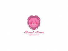 Cute Baby Lion Logo