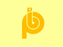 Logotipo inicial de IP o Pi