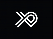 Logotipo de la letra Xd o Yb