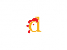 Logotipo de pollo D