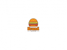 Simple Burger Logo