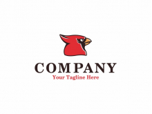 Logotipo del pájaro cardenal