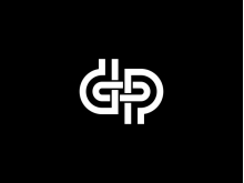 Logotipo de letra Dp o Pd