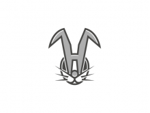 Logo Rabbit Letter H