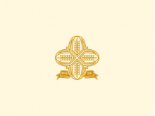 Logotipo de estrella de trigo