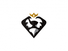 King Lion Head Logo 