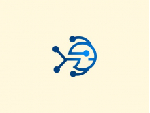 Logotipo de tecnología de pescado