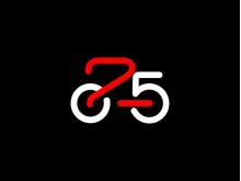 25 Bicycle Logo