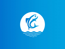 Logotipo de pez marino