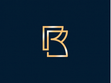 Logotipo del monograma RB