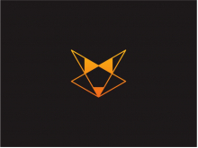 Pensil Fox Simpel Line Logo