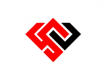 Logotipo de monograma de letra SW para empresas