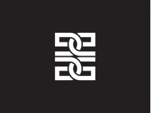 G Link Ambigram Logo