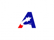Logotipo de flecha de letra A