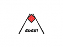 Letra A y sushi