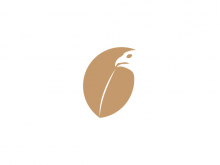 Logotipo de café águila