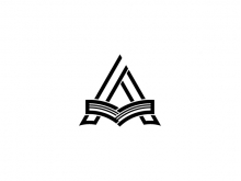 Logo Huruf A Buku