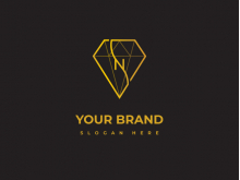 Diamond Letter N Logo