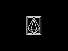 Logotipo de diamante geométrico