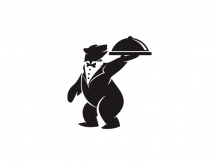 Bear Waiter Logo