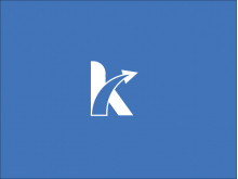 Letter K Paper Logo