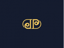 Logo Huruf Dp Monogram