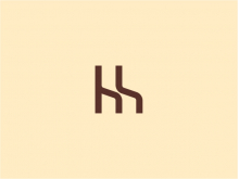 Logo Chair Letter Hm Real Estate 