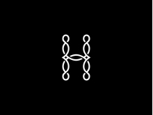 Mandala H Knot Logos