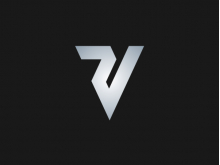 Silver Letter Rv Or Vr Logo