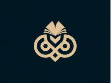 Logo Burung Hantu Dan Buku 