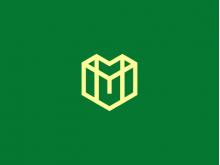 Logo Monogram M Atau Mu Atau Mv