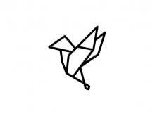 Burung Origami Logo
