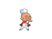 Logotipo del abuelo Chef