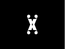 Huruf X Ornamen Logos